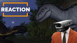 Reacting to Indominus Rex Vs Indoraptor Animation [upl. by Simone]