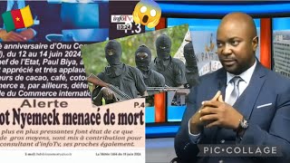 😱😱😱SCANDALE AU CAMEROUN  MENACE DE MORT CONTRE LE CONSULTANT DINFO TV [upl. by Aleak]