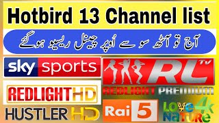 Hotbird 13 Channel list800 Channel Good news signal strong Hotbird 13 degree 😯 [upl. by Anada]