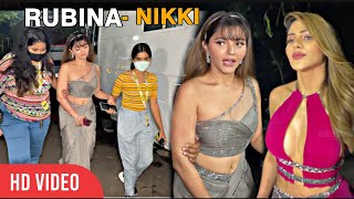 Rubina Dilaik and Nikki Tamboli EXIT VIDEO  Bigg Boss OTT [upl. by Leandro647]