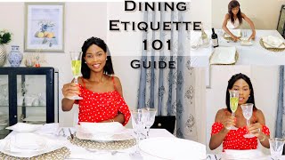 Dining Etiquette 101 Dos amp Don’t Full Guide For Elegant Ladies Restaurant amp Home Table Manners [upl. by Ciapas]