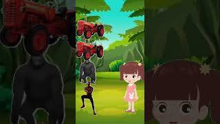 Tractor to spider mangorillaaliangirl vfx magic shorts funny vfx shortsfeed [upl. by Aihsetal]