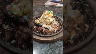 Sizzler Brownie sizzler brownie icecream icecreamsong ytshorts viralshorts Arzooworld [upl. by Gillespie815]