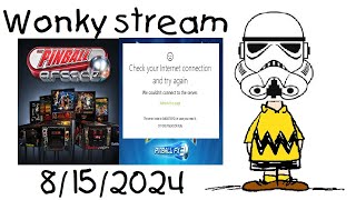 Joes screwy Pinball Stream 8152024 [upl. by Vish]