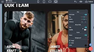 GYM Website Builder How to create fitness club website  GymM5 for Mobirise [upl. by Labaw]