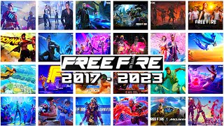 FREE FIRE ALL THEME SONGS OB1  OB38 🎧  FREE FIRE THEME SONGS 2017  2023  BEST OF FREE FIRE OST [upl. by Odnumyer707]