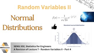 Random Variables II  Part 5 Normal Distributions [upl. by Farrington]