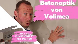 Volimea Betonoptik  Betonoptik in wenigen Schritten [upl. by Lahsiv]