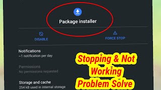 How To Fix Package Installer Keeps Stopping [upl. by Senn]