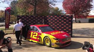 Blaney No 12 Advance Auto Parts Ford Unveil [upl. by Einnig]