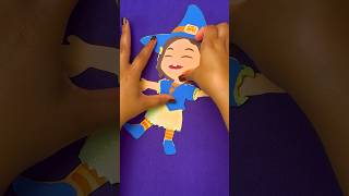 Easy Halloween Crafts 🎃 DIY Ninas Witch Costume 123 shorts cocomelon [upl. by Geanine262]