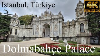 Exploring Dolmabahçe Palace Istanbul Türkiye I 2024 I 4K [upl. by Llevol544]