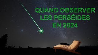 Observer les Perséides la plus belle pluie détoiles filantes en 2024 🌠🌠🌠 [upl. by Ihc]