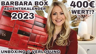 🤩 BARBARA BOX ADVENTSKALENDER 2023  Unboxing amp Verlosung [upl. by Crompton]