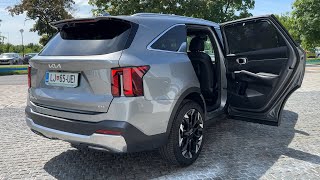 New KIA SORENTO FACELIFT 2024  trunk space PRACTICALITY amp DRIVING ITSELF [upl. by Ecirtahs471]