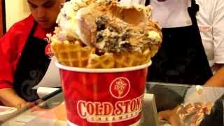 ice Cream From Cold Stone in America [upl. by Nnahsal825]