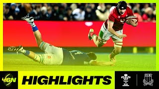 2024 U6N20  HIGHLIGHTS  WALES V ITALY [upl. by Valdes]