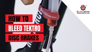 How to Bleed Tektro Hydraulic Disc Brakes  BleedZone Kit [upl. by Dat]