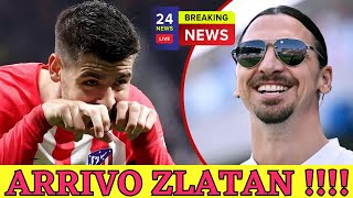 🚨 ESCLUSIVO 🚨 BOMBA DI MERCATO MORATA AL MILAN 💣 IBRAHIMOVIC lo ha CONVINTO 🏳️‍🌈 [upl. by Asseret]