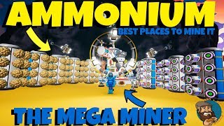 ASTRONEER  AMMONIUM TIPS AND TRICKS WITH THE MEGA MINER [upl. by Wiltz]