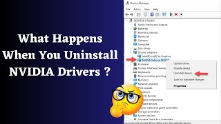 What REALLY Happens When You Uninstall NVIDIA Drivers [upl. by Swamy]