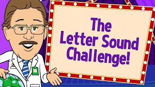 The Letter Sound Challenge  Letter Runs  Jack Hartmann and Katie Garner [upl. by Eninahpets]