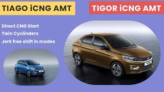 Tata Tiago and Tigor in CNG with Automatic Transmission Tata motors update tata tiago tigor cng [upl. by Etteoj]