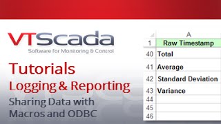 VTScada 11X Tutorials – Sharing Data using Macros and ODBC [upl. by Muslim]