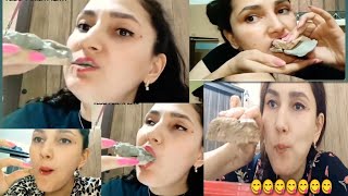 ASMR Mukbang compilation video of Marta riva vlogs [upl. by Gertie]