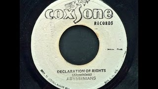 Abyssinians  Declaration Of Rights amp Dub Of Rights [upl. by Ssitnerp]