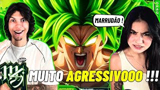 SURREAL  Broly Dragon Ball Super  Super Saiyajin Lendário  M4rkim  REACT VT e LELE [upl. by Liew957]