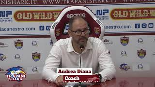 Trapani Shark  Fortitudo Bologna G1  Conferenza stampa post partita [upl. by Glad]