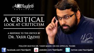 A Response to the Critics by Dr Yasir Qadhi  Salafi Sufi Unity PledgeMutualRespect AlMaghrib [upl. by Leoine]