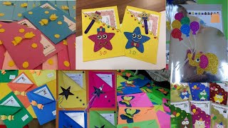 Pre School Easy files cover Decoration ideasDIY files designEasy hand made cards amp results file [upl. by Othilie]