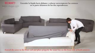 Colocación Funda sofa Karlstad de IKEA [upl. by Marinelli]