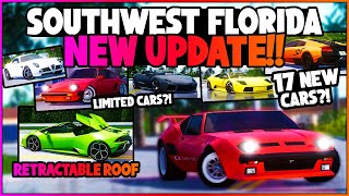 17 NEW CARS  NEW LIMITED CARS LAMBO REVENTON ROADSTER  Southwest Florida Roblox [upl. by Jensen]