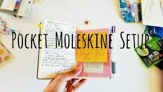 How I Set Up My Pocket Moleskine pt 2 [upl. by Berns]