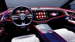 2024 MERCEDES E CLASS Interior  3 SCREENS and Selfie Camera [upl. by Nairoc]