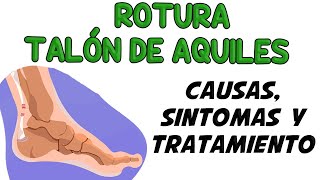 Reparación de ruptura de tendon calcaneo o de Aquiles [upl. by Aiym664]