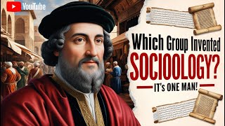 Which Group Invented Sociology Its ONE MAN [upl. by Aynas411]