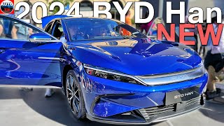 New 2024 BYD Han  Walkaround REVIEW exterior amp interior IAA [upl. by Keviv]