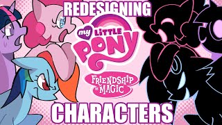 REDESIGNING THE MANE 6 [upl. by Anees]