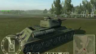 WWII Tank Battles T34 VS Tiger gameplay [upl. by Boorer2]