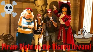 Day at Sea Pirate Night and Fireworks  Disney Dream Day 3 [upl. by Cresa]