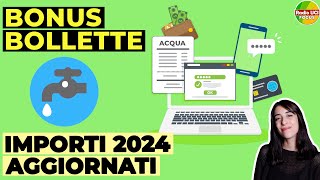 Bonus bollette Acqua💧 Gli importi del primo trimestre 2024 [upl. by Denni]