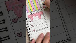 📒✨Easy bullet journal paper note ideas 🍨 shorts [upl. by Rhett]