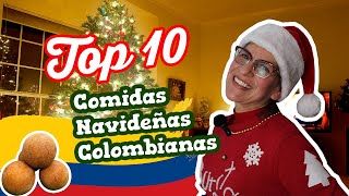 TOP 10 Comidas de navidad en Colombia  Cena de Navidad facil  Los Mejores Platos para la Navidad [upl. by Ydaj971]