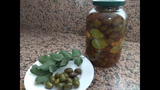 aceitunas partidas sin sosa aceitunaspartidas recetascaseras [upl. by Dahs]