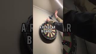 When You Play On A Training Board… darts pdc 180 [upl. by Enutrof629]