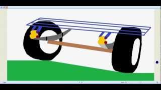 Animation How leaf spring works ✔ [upl. by Serafine]